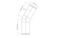 80mm 30° Alloy Bends